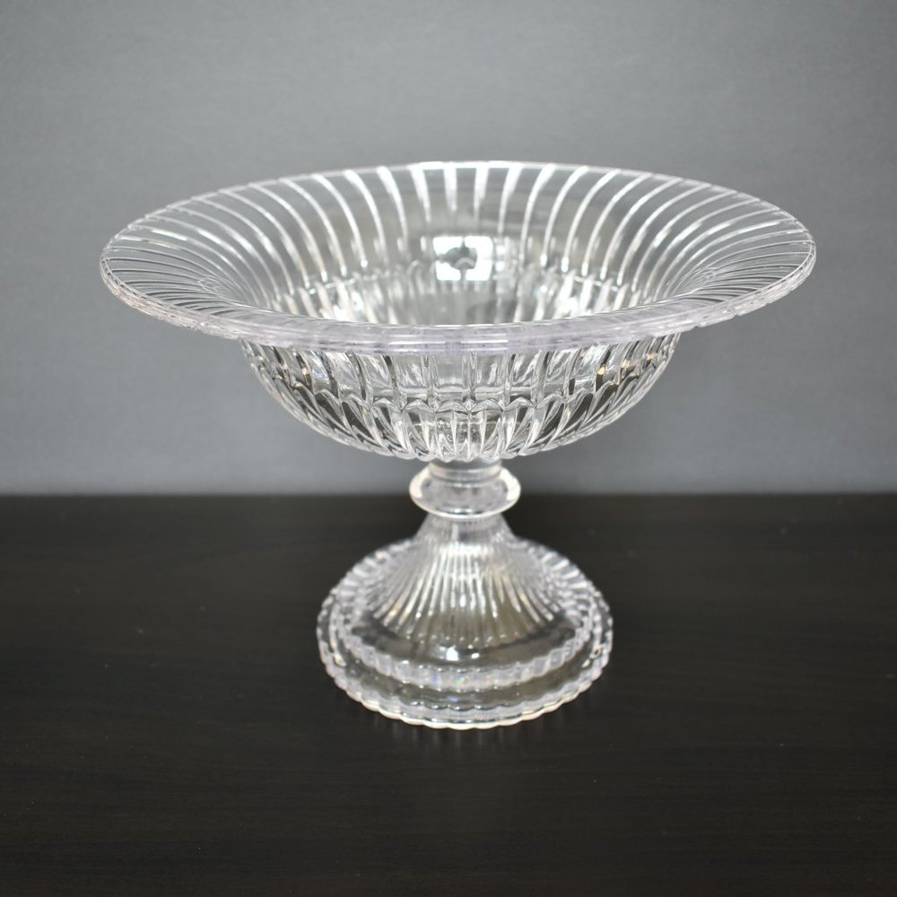 RCR Crystal Footed Compote Bowl Centerpiece